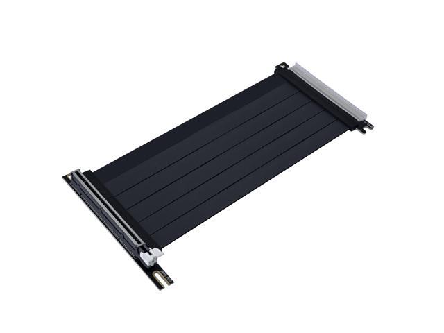 Open Box - Lian Li - PCIE 5.0 Riser Cable Premium PCI-E 16X 5.0 Double Bandwidth Extender Riser Cable Length 200mm;20cm. Compatible with PCIe 4.0,...
