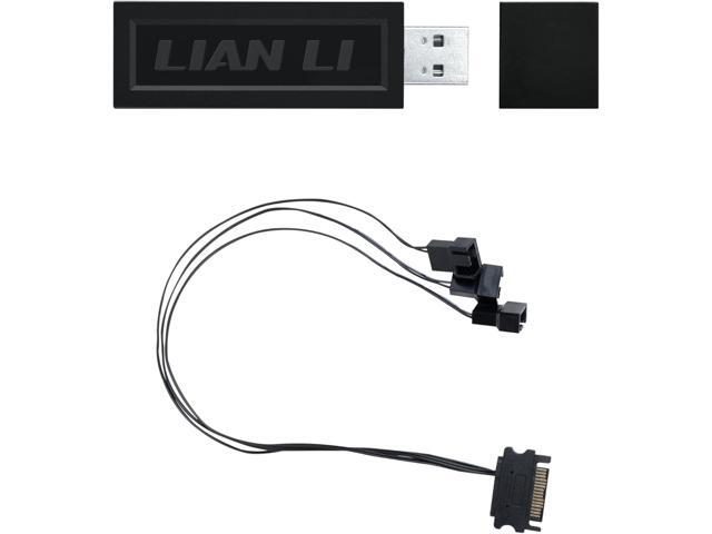 Lian Li 120mm UNI FAN SL Wireless ARGB Reverse Blade Case Fan (Black, 3-Pack) - image 5