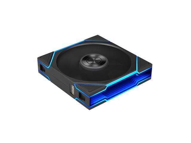 Lian Li UNI FAN TL Flex 120mm Reverse Blade ARGB Fan, Single Pack, Infinity Mirror, Controller Not Included, Black (12RTL1F1B)
