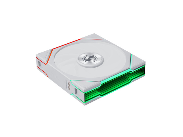 Lian Li UNI FAN TL Flex 120mm Normal Blade (NOT Reverse) ARGB Fan, Single Pack, Infinity Mirror, Controller Not Included, White (12TL1F1W)