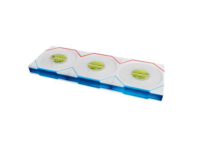Lian Li UNI FAN TL LCD Flex 120mm Normal Blade (NOT Reverse) ARGB Fan, 3 Pack, Controller Not Included, White (12TLLCD1F3W)