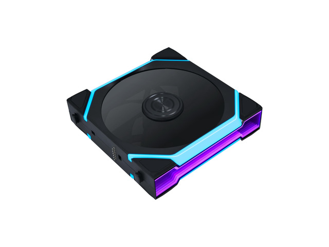 Lian Li UNI FAN SL Flex 120mm Reverse Blade ARGB Fan, Single Pack, Controller Not Included - Black (12RSL1F1B)