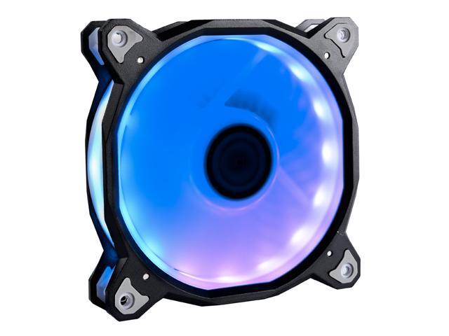 Lian Li Bora Series, 120 RGB LED, 120mm High Performance Individually Addressable RGB LED PWM Case Fan -----BORA120-1 B 1 Year Warranty
