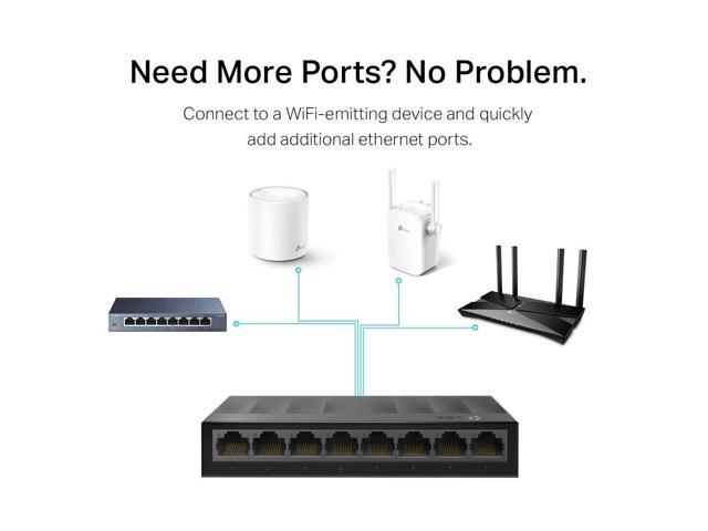 TP-Link LS1008G LiteWave 8-Port Gigabit Desktop Switch - image 10