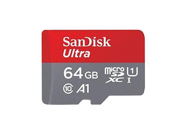 Sandisk Ultra 64GB Micro SDXC UHS-I Card with Adapter - 100MB/s U1 A1 - SDSQUAR-064G-GN6MA