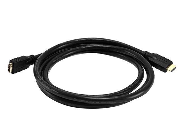 Monoprice Commercial Series High Speed HDMI Extension Cable, 4K @ 24Hz, 10.2Gbps, 24AWG, CL2, 6ft, Black