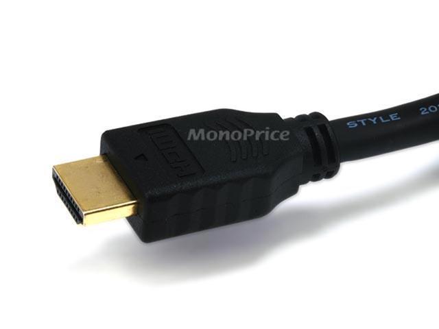 Monoprice HDMI to DVI Adapter Cable - 3 Feet - Black High Speed, 28AWG, 1080p Resolution, Ferrite Cores, Compatible with AVCHD / PlayStation 3...