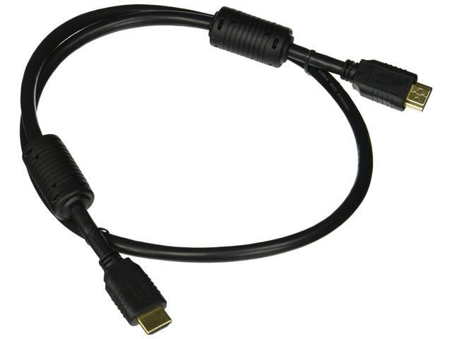 Monoprice 4K HDMI Cable - 3 Feet - Black High Speed, 4k@24Hz, HDR, 18Gbps, YUV 4:4:4, 28AWG, Compatible with UHD TV and More - Select Series