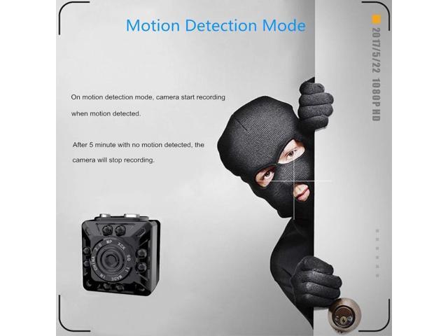 Nanny Cam, Eesteros 1080P HD Mini Camera Hidden Spy Camera Motion Detection Video Recorder Support up to 32G Micro SD Card(Not Include)