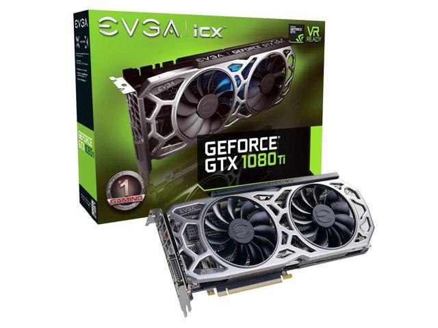 EVGA GeForce GTX 1080 Ti SC2 Gaming, 11GB GDDR5X, iCX Technology - 9 Thermal Sensors & RGB LED G/P/M, Asynch Fan, Optimized Airflow Design Graphics...
