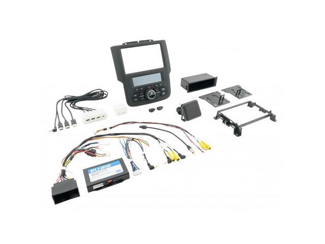 PAC - Integrated Radio Replacement Dash Kit with Climate and Steering Wheel Controls for Select RAM Trucks - Black - image 8