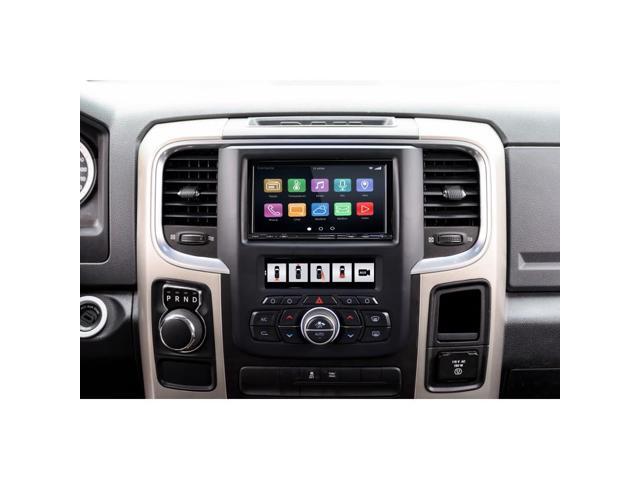 PAC - Integrated Radio Replacement Dash Kit with Climate and Steering Wheel Controls for Select RAM Trucks - Black - image 9