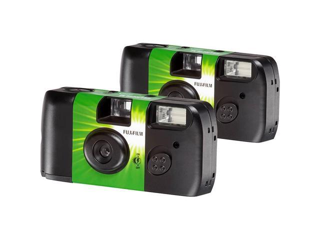 Fujifilm - QuickSnap Disposable Film Camera (2-Pack) - Green