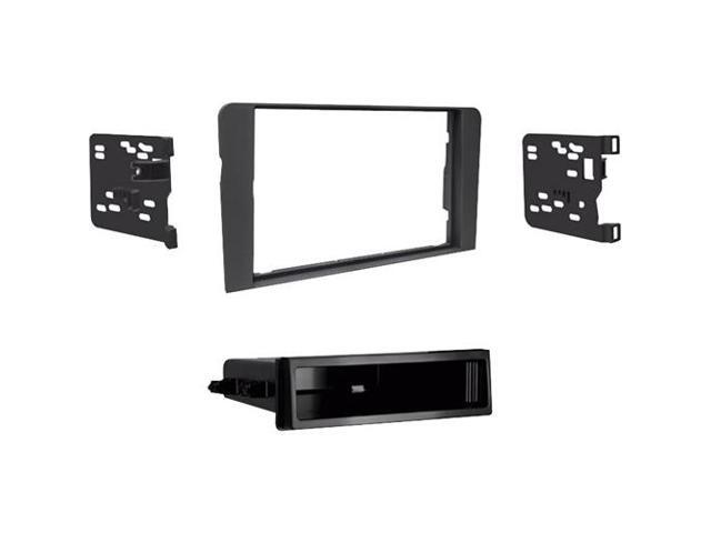Metra - Dash Kit for Select 2004-2013 Audi A3 DIN DDIN - Black - image 5