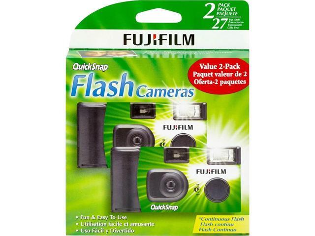 Fujifilm - QuickSnap Disposable Film Camera (2-Pack) - Green