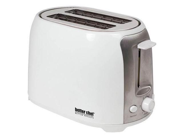 Better Chef - 2-Slice Extra-Wide-Slot Toaster - White photo
