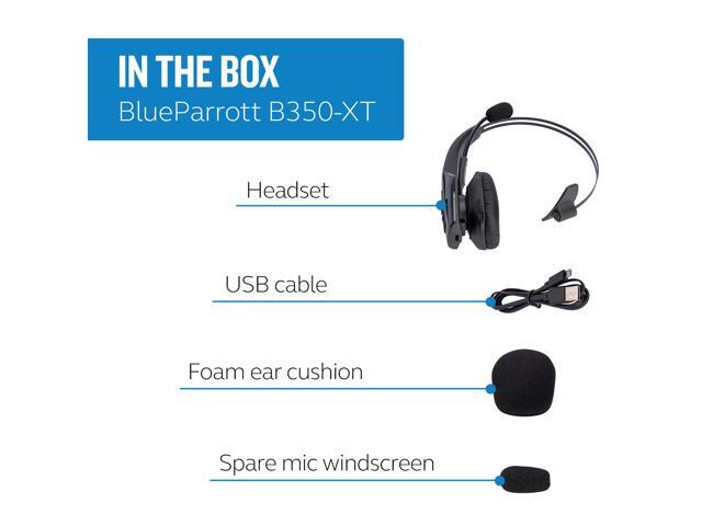 BlueParrott - B350-XT Wireless Bluetooth Mono Headset with 96% Noise-Cancelling Microphone and Lightweight Headband - Black - image 9