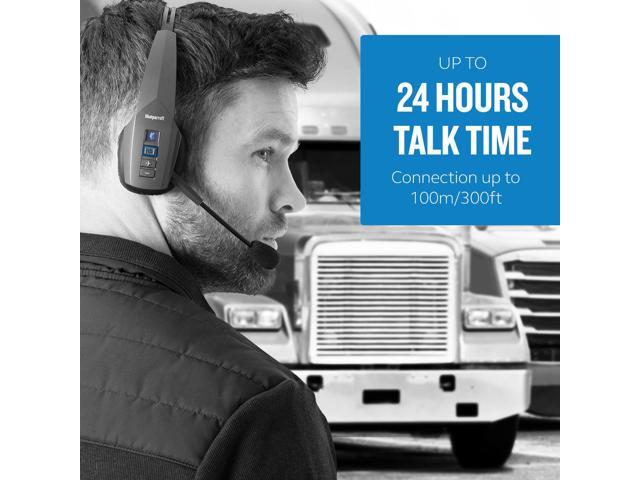 BlueParrott - B350-XT Wireless Bluetooth Mono Headset with 96% Noise-Cancelling Microphone and Lightweight Headband - Black - image 5