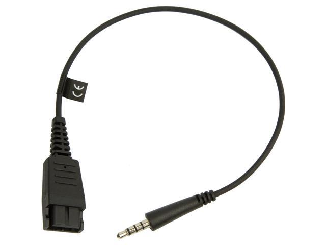 Jabra Quick Disconnect (QD) to straight 3.5 mm Jack Cord 8800-00-99