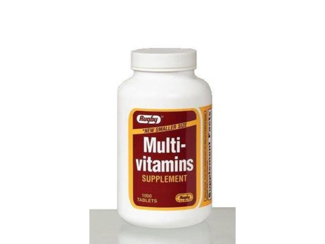 UPC 305364046108 product image for Rugby Multivitamin Tablets, 1000ct | upcitemdb.com