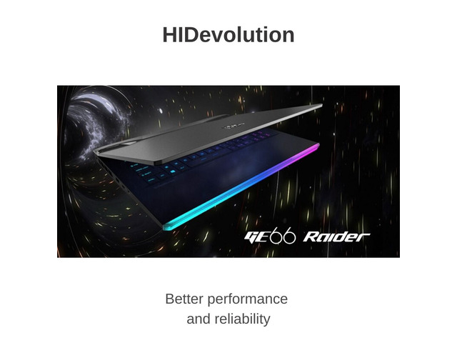 HIDevolution MSI GE66 Raider 10SGS 15.6" FHD 300Hz 2.6 GHz i7-10750H, RTX 2080 Super Max-Q, 64 GB 2666MHz RAM, 8 TB PCIe SSD Authorized...