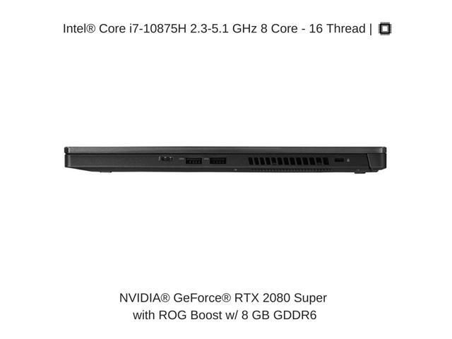 ASUS ROG Zephyrus S15 GX502LXS 15.6 FHD 300Hz 2.3 GHz i7-10875H, RTX 2080 Super Max-Q, 32 GB 3200MHz RAM, 4 TB PCIe SSD Authorized Performance...