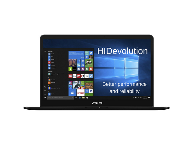 HIDevolution ASUS Zenbook Pro UX550VE 15.6 inch Ultra Slim Touchscree Laptop 2.8GHz i7-7700HQ, 16GB DDR4 RAM, GTX 1050 Ti 4GB, PCIe 512GB SSD,...