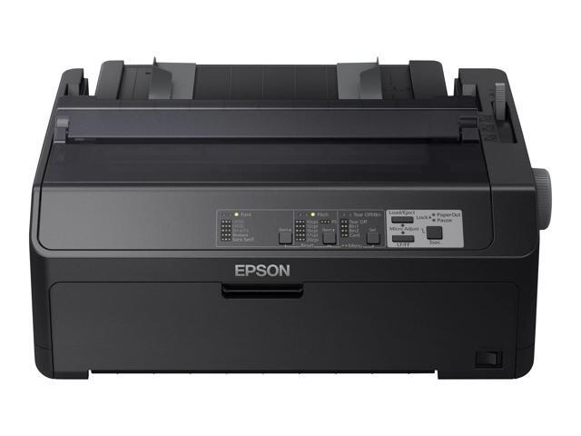 Epson - C11CF37202 - Epson FX-890II 9-pin Dot Matrix Printer - Monochrome - Energy Star - 680 cps Mono - USB - Parallel