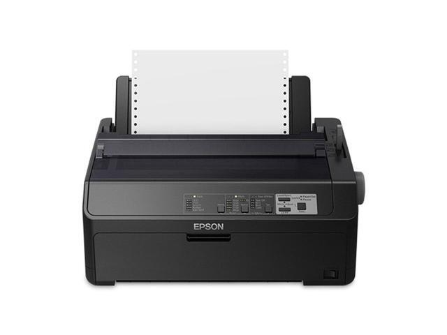 Epson - C11CF37202 - Epson FX-890II 9-pin Dot Matrix Printer - Monochrome - Energy Star - 680 cps Mono - USB - Parallel