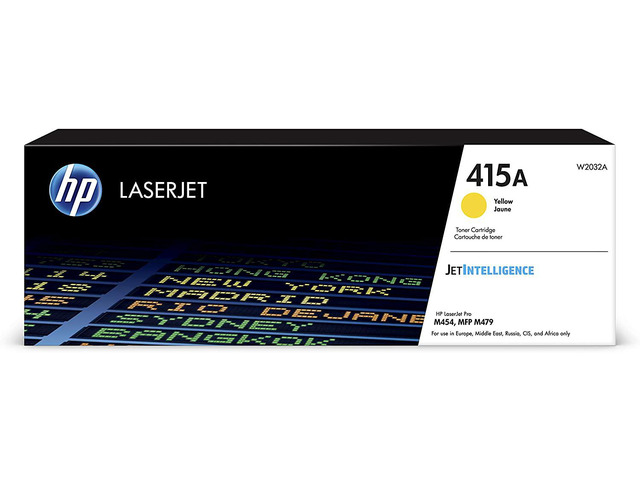 HP 415A - Yellow - original - LaserJet - toner cartridge (W2032A) - for Color LaserJet Pro M454, MFP M479