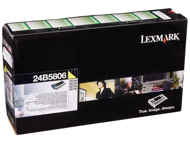 Lexmark 24B5806 Yellow Extra High Yield Return Program Toner Cartridge