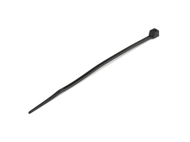 StarTech 1000 Pack 4' Cable Ties Black Small Nylon/Plastic Zip Ties Adjustable Network Cable Wraps UL TAA