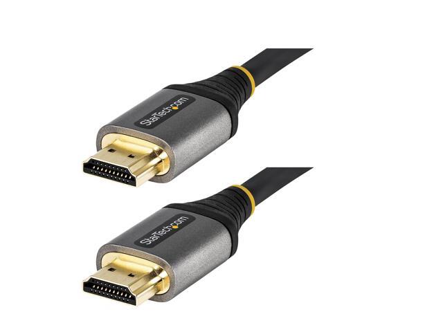 StarTech 16ft/5m HDMI 2.1 Cable Certified Ultra High Speed HDMI Cable 48Gbps 8K 60Hz/4K 120Hz HDR10+ 8K HDMI Cable Monitor/Display HDMM21V5M