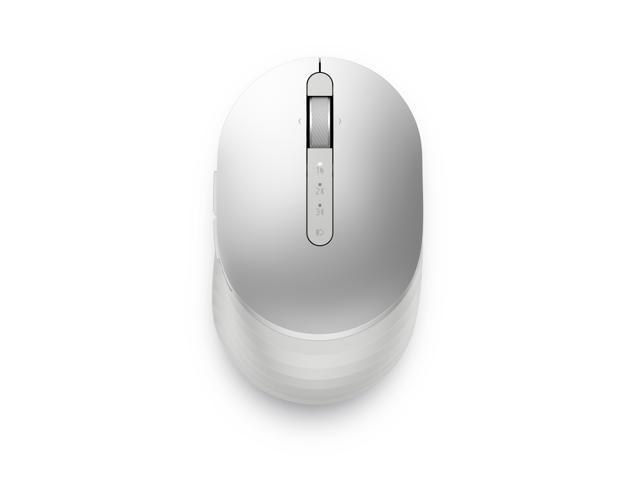 Dell Premier MS7421W - Mouse - optical - 7 buttons - wireless - 2.4 GHz, Bluetooth 5.0 - platinum silver - with 3 years
