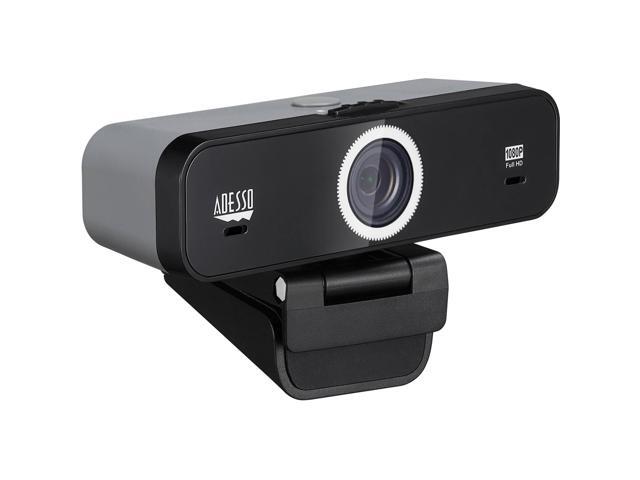 Adesso 1080p Full HD Fixed Focus USB Webcam with Adjustable View Angle Built-In & Dual Microphones - image 12