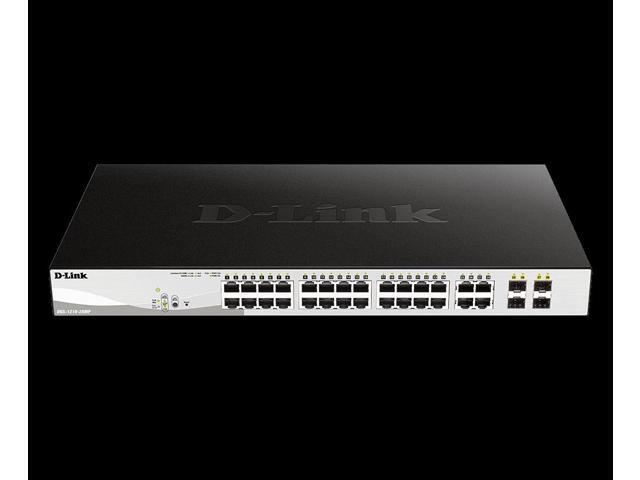 D-Link 28-Port Layer 2 Smart Managed Gigabit Poe Switch