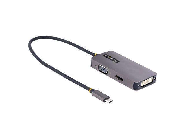 StarTech USB C to HDMI DVI VGA Video Adapter 118USBCHDMIVGADVI