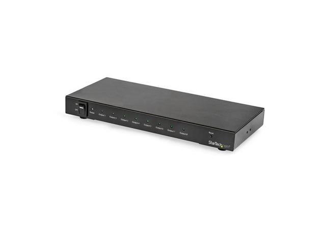 StarTech. com ST128HD20 4K 60hz HDMI Splitter - 8 Port - HDR Support - 7.1 Surround Sound Audio - HDMI Distribution Amplifier - HDMI 2.0 Splitter
