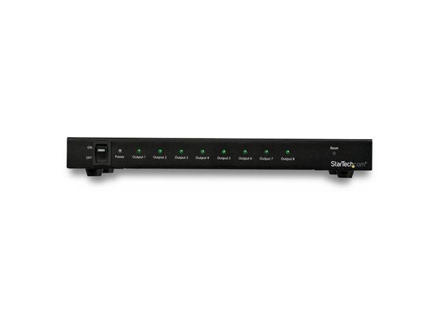 StarTech. com ST128HD20 4K 60hz HDMI Splitter - 8 Port - HDR Support - 7.1 Surround Sound Audio - HDMI Distribution Amplifier - HDMI 2.0 Splitter