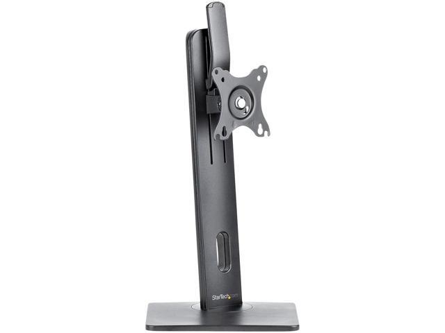 StarTech Free Standing Single Monitor Mount - Height Adjustable Monitor Stand - For VESA Mount Displays up to 32' (15lb/7kg) - Ergonomic Monitor...
