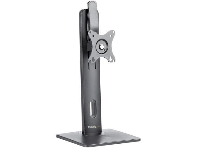 StarTech Free Standing Single Monitor Mount - Height Adjustable Monitor Stand - For VESA Mount Displays up to 32' (15lb/7kg) - Ergonomic Monitor...