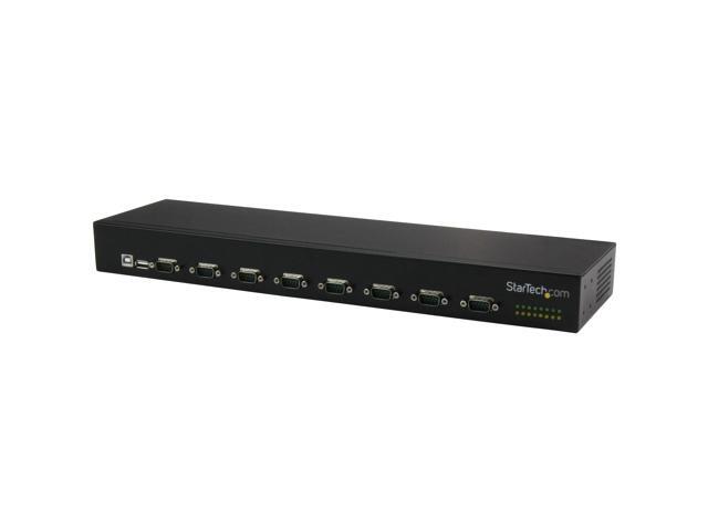 StarTech. com ICUSB23208FD USB to Serial Hub - 8 Port - COM Port Retention - Rack Mount and Daisy Chainable - FTDI USB to RS232 Hub