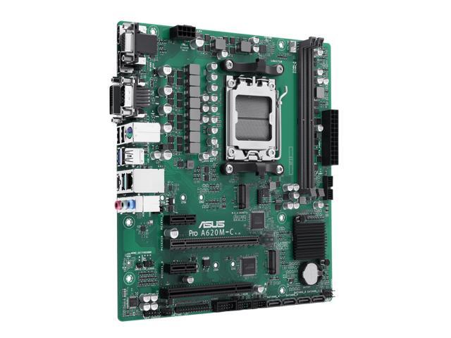 ASUS Mainboard Pro A620M-C-CSM - micro ATX - Socket AM5 -AMD B650