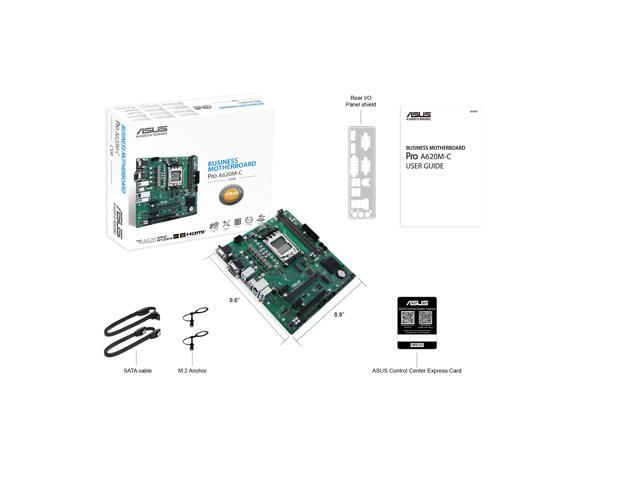 ASUS Mainboard Pro A620M-C-CSM - micro ATX - Socket AM5 -AMD B650