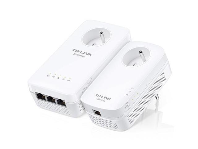 TP-Link TL-WPA8631P KIT V4 - Wi-Fi Kit - powerline adapter kit 1GbE, HomePlug AV (HPAV), HomePlug AV (HPAV) 2.0, IEEE 19