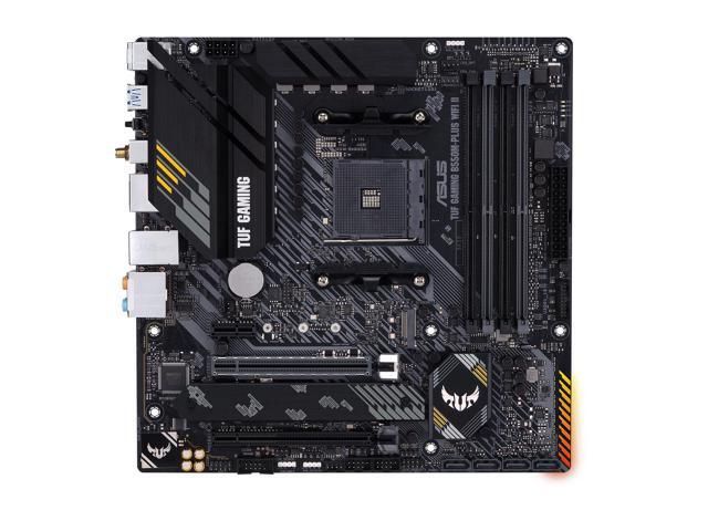 ASUS TUF GAMING B550M-PLUS WIFI II - Motherboard - micro ATX - Socket AM4 - AMD B550 Chipset - USB-C Gen2, USB 3.2 Gen 1