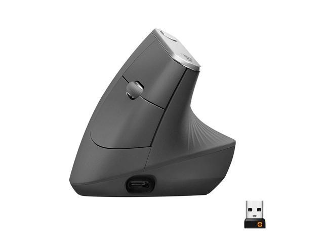 Logitech MX Vertical Advanced Ergonomic Wireless Bluetooth Mouse - Black