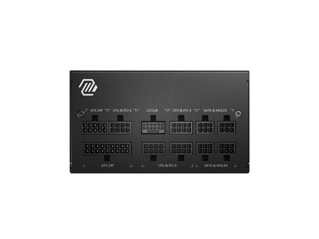 MSI MAG A850GL PCIE5 power supply unit 850 W 20+4 pin ATX ATX Black