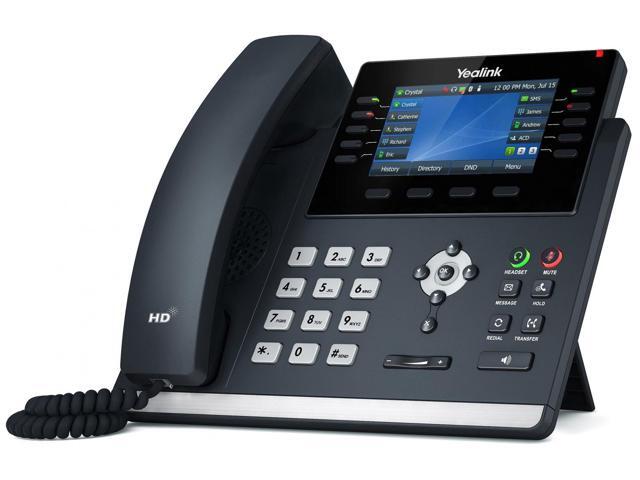 Yealink SIP-T46U IP Phone Corded Corded Wall Mountable Desktop Classic Gray