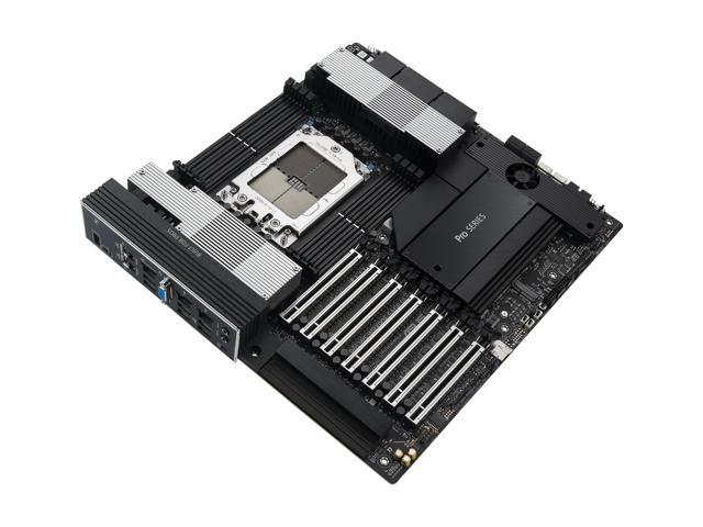 ASUS PRO WS WRX90E-SAGE SE AMD WRX90 Threadripper PRO, 2 x Intel X7100-AT2 dual 10Gb + 1x RTL8211F 1Gb/ USB 3.2 Gen2 x6,